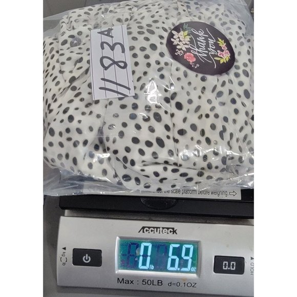 Avec Les Filles Women's White Dots Spots‎ A-line Ruffled Dress Tie Waist Size M - Picture 11 of 11